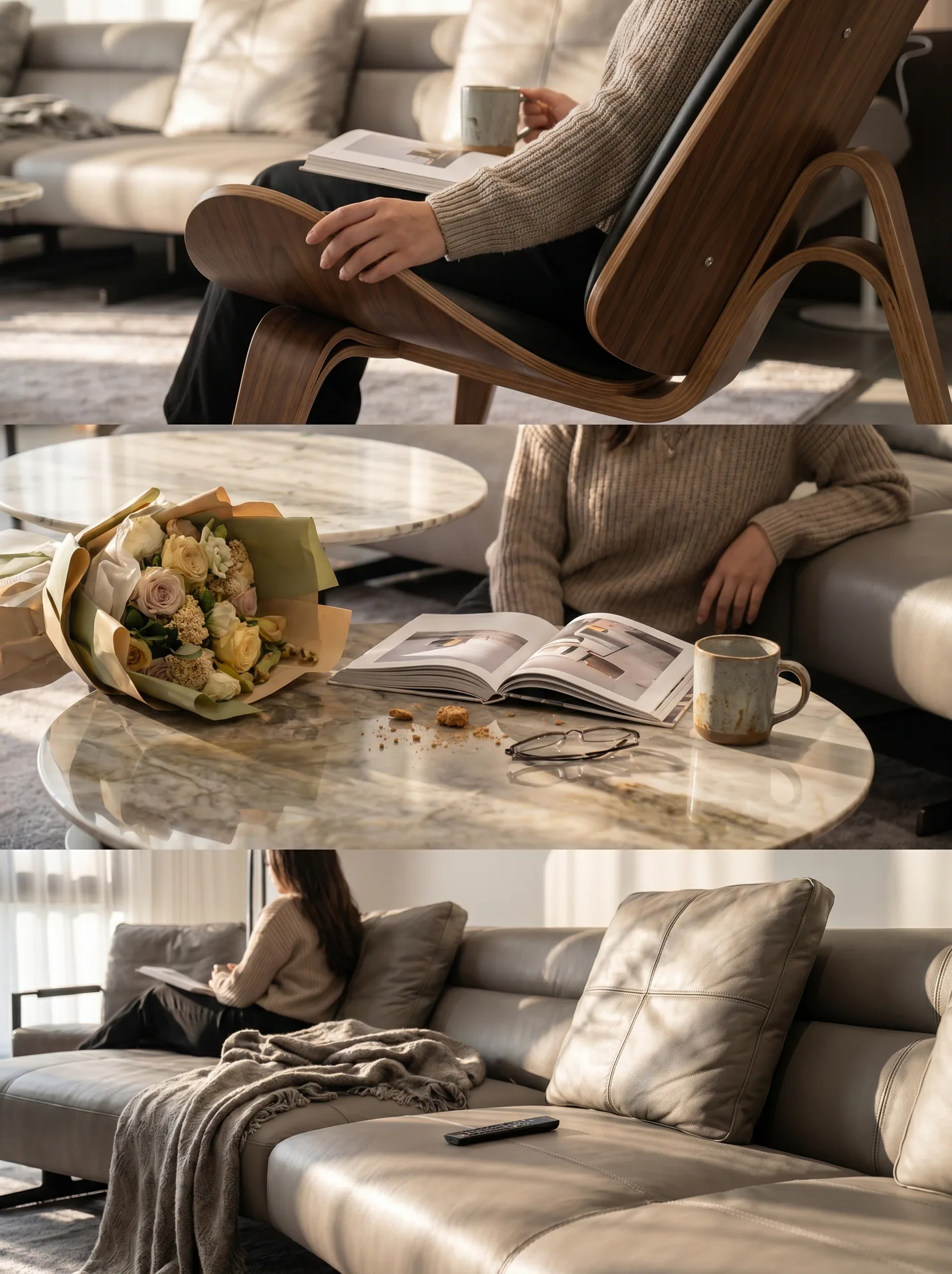 Italian minimalist light luxury residence project image